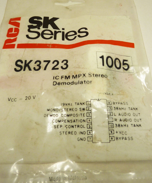 SK3723 / COMPARABLE TO ECG1005, NTE1005 / FM MPX / 1 PIECE (qzty)