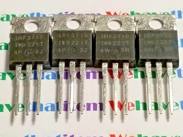 IRF3710 / FET / TO220 / 4 PIECES (qzty)