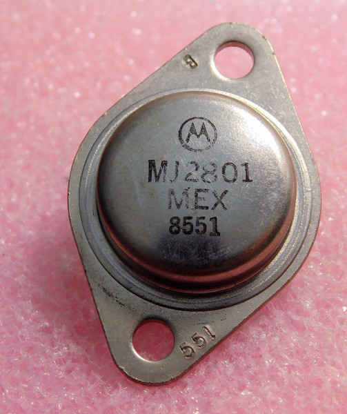 MJ2801 / TRANSISTOR / TO3 / 1 PIECE (qzty)