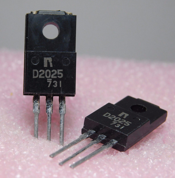 2SD2025 / D2025 / TRANSISTOR / TO220 / 2 PIECES (qzty)