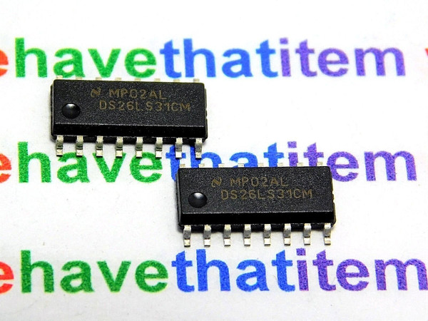 DS26LS31CM / IC / SURFACE MOUNT / 2 PIECES / (qzty)
