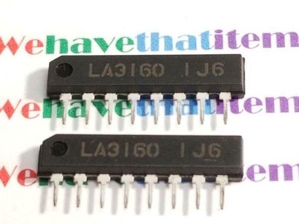 LA3160 / CROSSES TO ECG1170, NTE1170 / IC / SIP / 2 PIECES  (qzty)