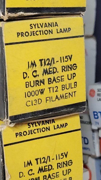PROJECTION LAMP, BULB / 115-120v 1000w / 1 PIECE (qzty)