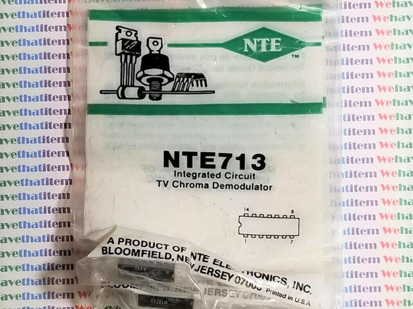 NTE713 / CROSSES TO ECG713, 221-46  / IC / DIP / 2 PIECES  (qzty)