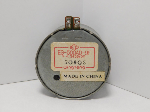 EG-500AD-9F / DC MOTOR / 9v 2400rpm / 1 PIECE / (qzty)