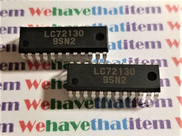 LC72130 / IC / DIP / 2 PIECES  / qzty