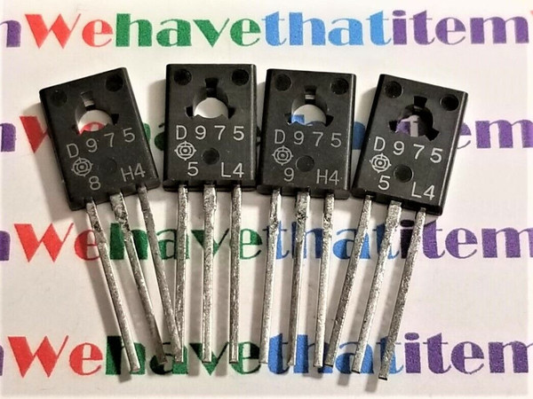 2SD975 / D975 / TRANSISTOR  / TO126 / 4 PIECES  (qzty)