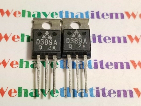 2SD389A / D389A / TRANSISTORS / TO220 / 2 PIECES (qzty)