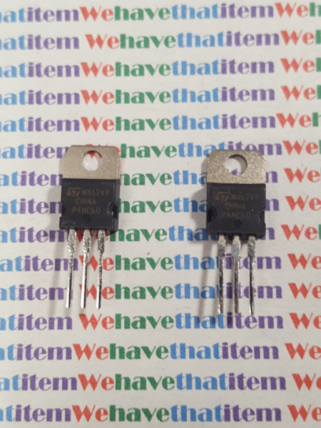 Stp4nc60/ IC / TRANSISTORS/ 2  PIECES  (qzty)