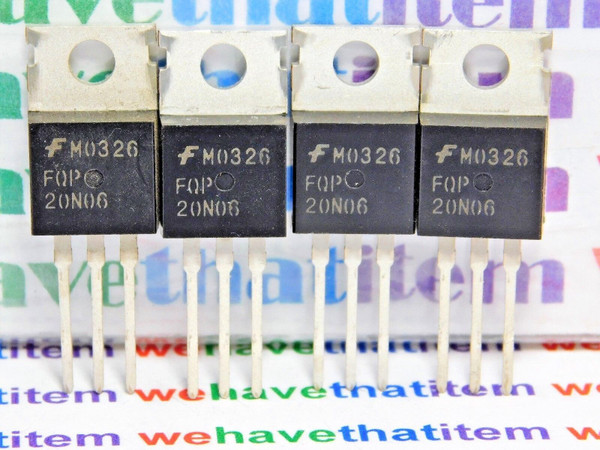 FQP20N06 / FET / TO220 / 4 PIECES (qzty)