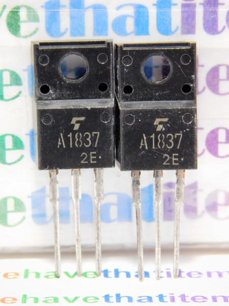 2SA1837 / TRANSISTOR / TO220 / 2 PIECES (qzty)