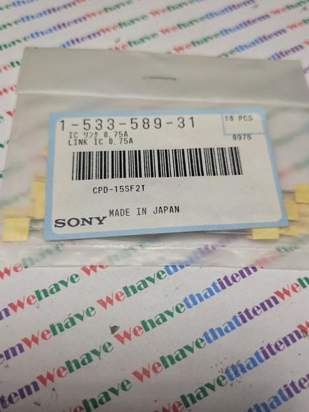 SONY / 1-533-589-31 PICO FUSE / 3/4 amp  / 10 PIECES (qzty)