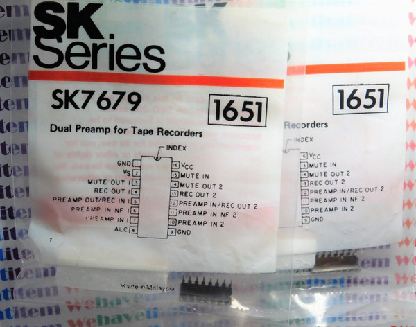 SK7679 / IC / DIP / COMPARABLE TO ECG1651, NTE1651 / 2 PIECES (qzty)
