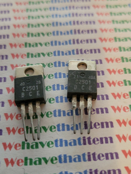 2SC2501  /  TRANSISTOR / 2 PIECES (QZTY)