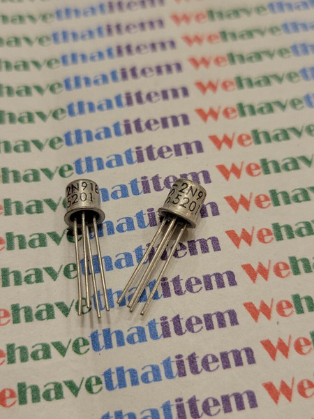 2N918 / TRANSISTOR / TO5  / 2 PIECES (qzty)