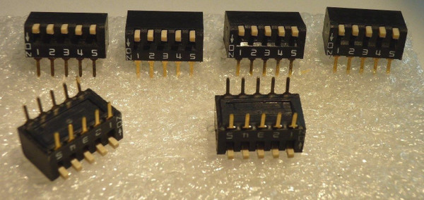 5 SWITCH / ON - OFF SWITCH ASSEMBLY / 6 PIECES  (qzty)