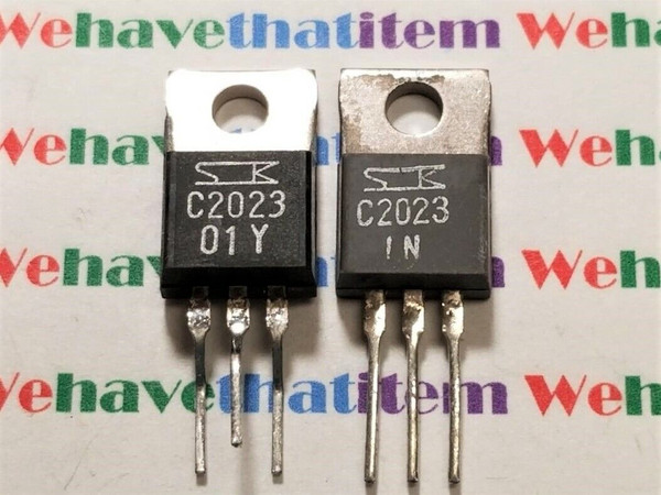 2SC2023 / C2023 / TRANSISTOR / TO220 / 2 PIECES  (qzty)