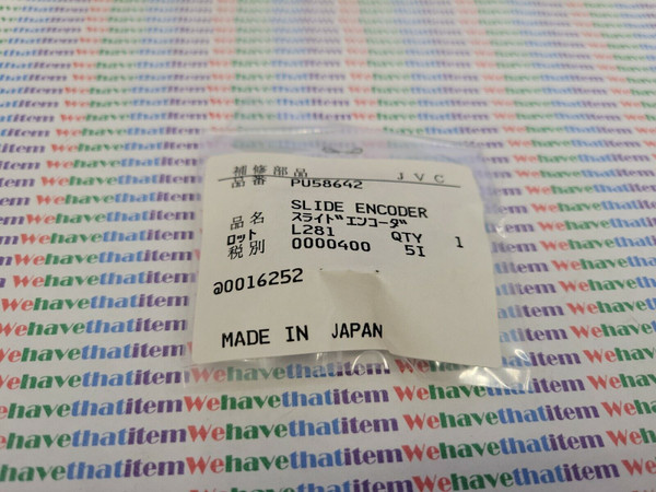 PU58642 / JVC SLIDE ENCODER / VCR  / 1 PIECE (qzty)
