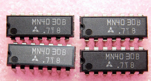 MN4030B / COMPARABLE TO MC14070B, CD4070B / CMOS LOGIC / DIP / 4 PIECES (qzty)