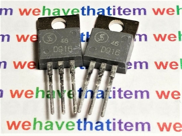 2SD916 / D916 / TRANSISTOR / TO220 / 2 PIECES (qzty)