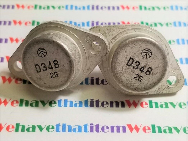 2SD348 / TRANSISTOR / TO3 / 2 PIECES (qzty)