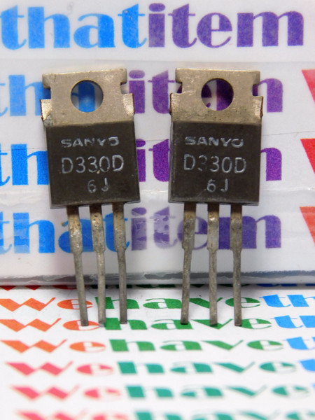 2SD330D / D330D / TRANSISTOR / TO220 / 2 PIECES  (qzty)