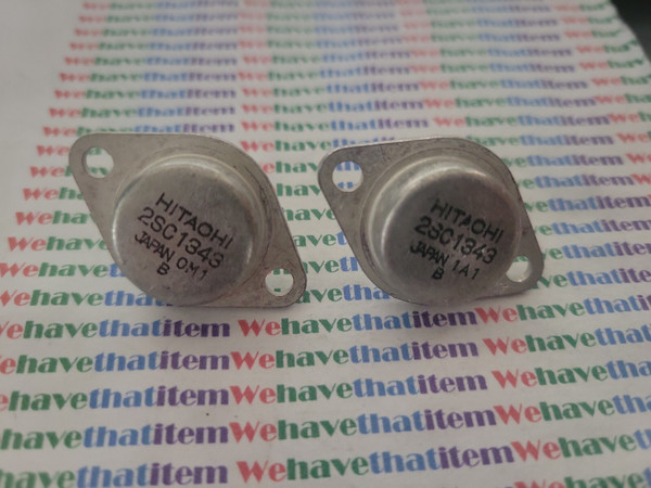 2SC1343 / TRANSISTOR / TO3 / 2 PIECES  (qzty)