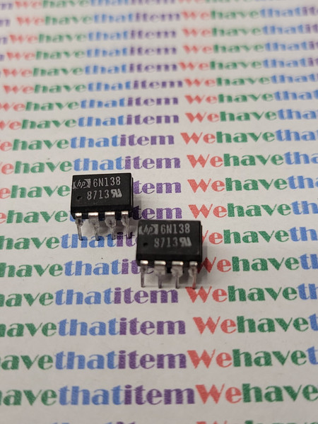 6N138 / IC / DIP / HP / 2 PIECES (qzty)
