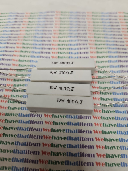 400ohm 10w /CEMENT RESISTOR / 4 PIECES (qzty)
