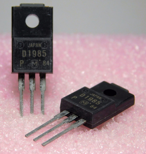 2SD1985 / D1985 / TRANSISTOR / TO220 / 2 PIECES (qzty)