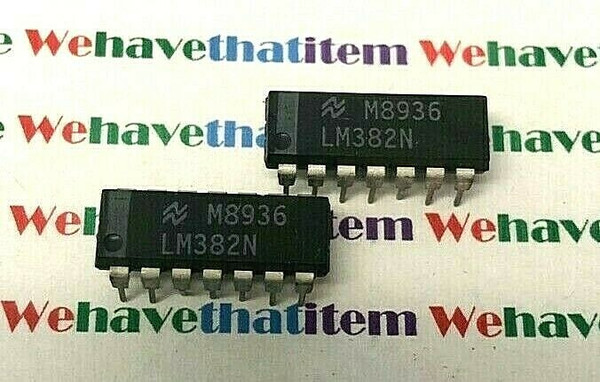 LM382N / IC / DIP / 2 PIECES (qzty)