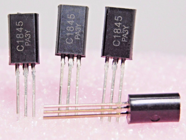 2SC1845 / TRANSISTOR / TO92 EXTENDED / 4 PIECES (qzty)