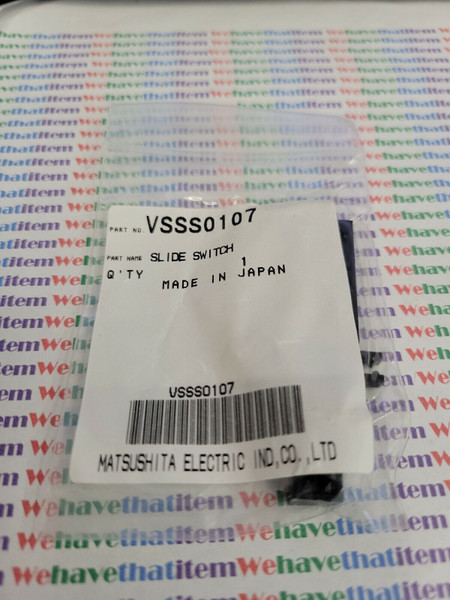 VSSS0107 / SLIDE SWITCH  / VCR / 1 PIECE (qzty)
