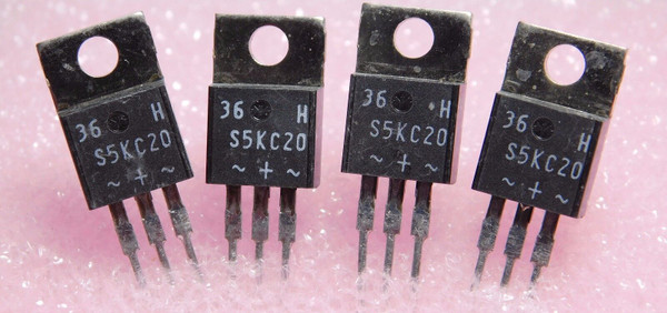 S5KC20 / CROSSES TO ECG6420, NTE6420 / DIODE  / TO220 / 4 PIECES (qzty)