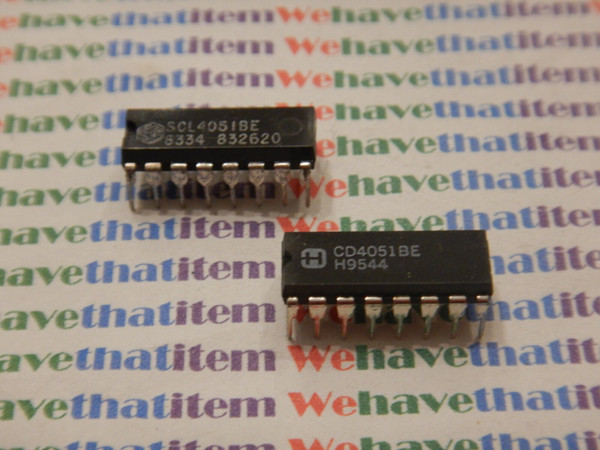 CD4051BCN  / IC / DIP / 2 PIECES (qzty)