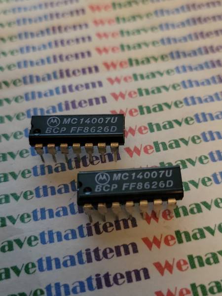 CD4007UBCP / MC14007UBCP / IC / DIP / 2 PIECES (qzty)
