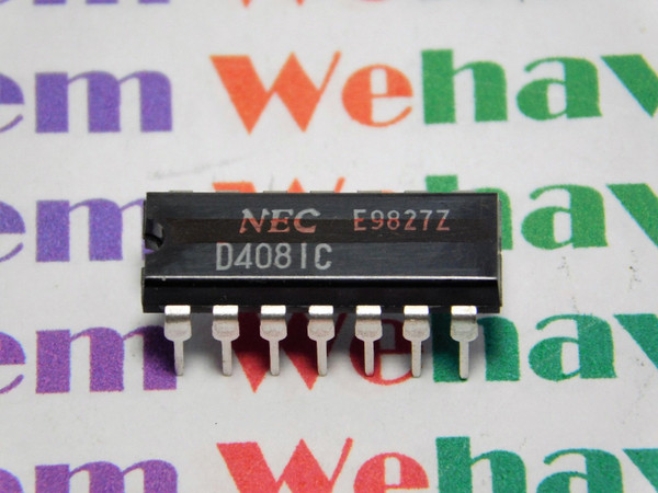 UPD4081BC / IC / DIP / 2 PIECES  (qzty)