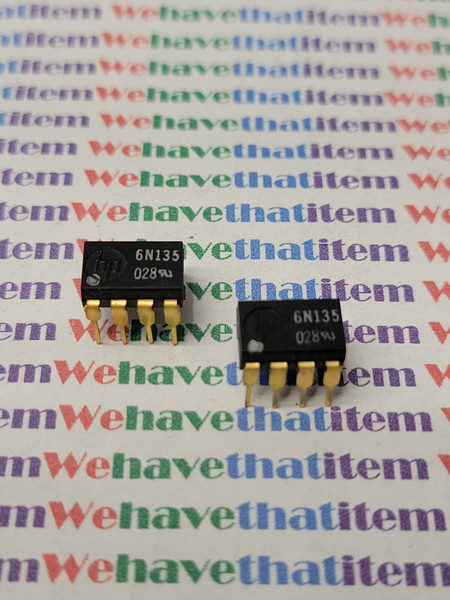 6N135 / IC / DIP / HP / GOLD LEADS / 2 PIECES (qzty)