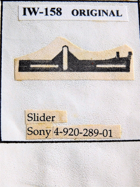 4-920-289-01 / SONY / SLIDER / IW158 / 1 PIECE (qzty)