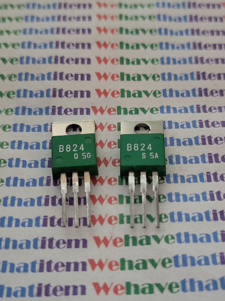 2SB824 / B824 / TRANSISTOR / TO220 / 2 PIECES (qzty)