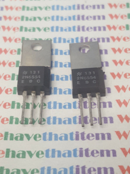 2N6554 / TRANSISTOR / 2 PIECES / (qzty)