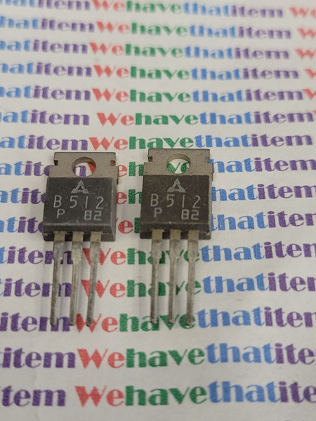 2SB512 / B512 / TRANSISTOR / TO220 / 2 PIECES (qzty)
