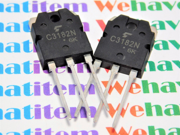 2SC3182N / C3182N / TRANSISTOR / TO247 / 2 PIECES (qzty)