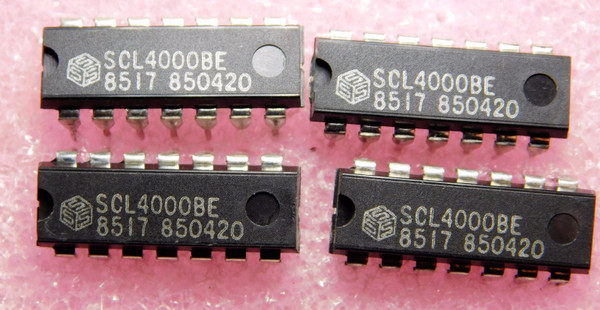 SCL4002BE / IC / DIP / 4 PIECES (qzty)