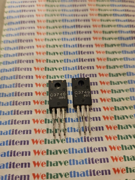 2SC3749 / TRANSISTOR / NOS  / 2 PIECES (QZTY)