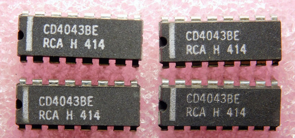 CD4043BE / IC / DIP / 4 PIECES (qzty)