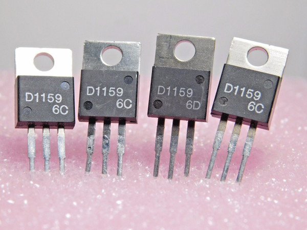 2SD1159 / D1159 / TRANSISTOR / COMPARABLE TO ECG51,NTE51/ TO220 /4 PIECES (qzty)