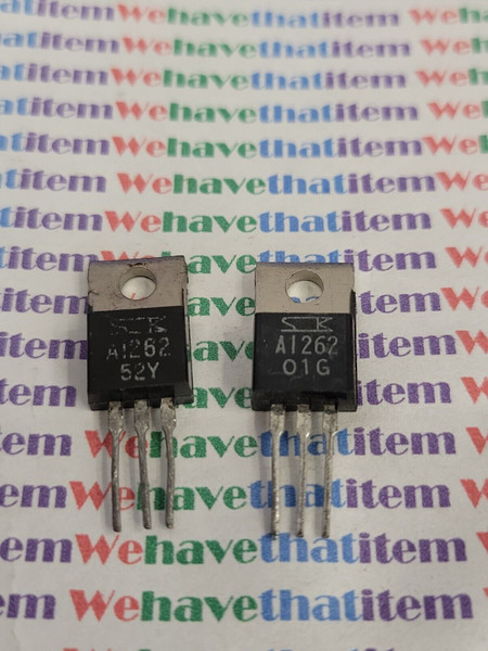2SA1262 / A1262 / TRANSISTOR / TO92 / 2 PIECES  (qzty)
