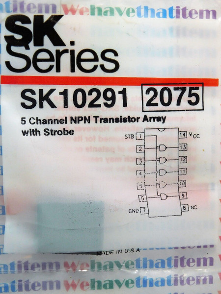 SK10291 /TRANSISTOR ARRAY / DIP /COMPARABLE TO ECG2075, NTE2075 / 1 PIECE (qzty)