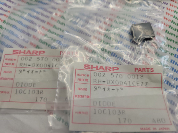 002-570-0018 / SHARP RH-DX0197CEZZ / DIODE / 1 PIECE (qzty)